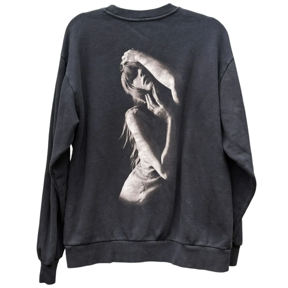 Taylor Swift Official The Tortured Poets Department Sweatshirt Medium Black - Picture 2 of 8